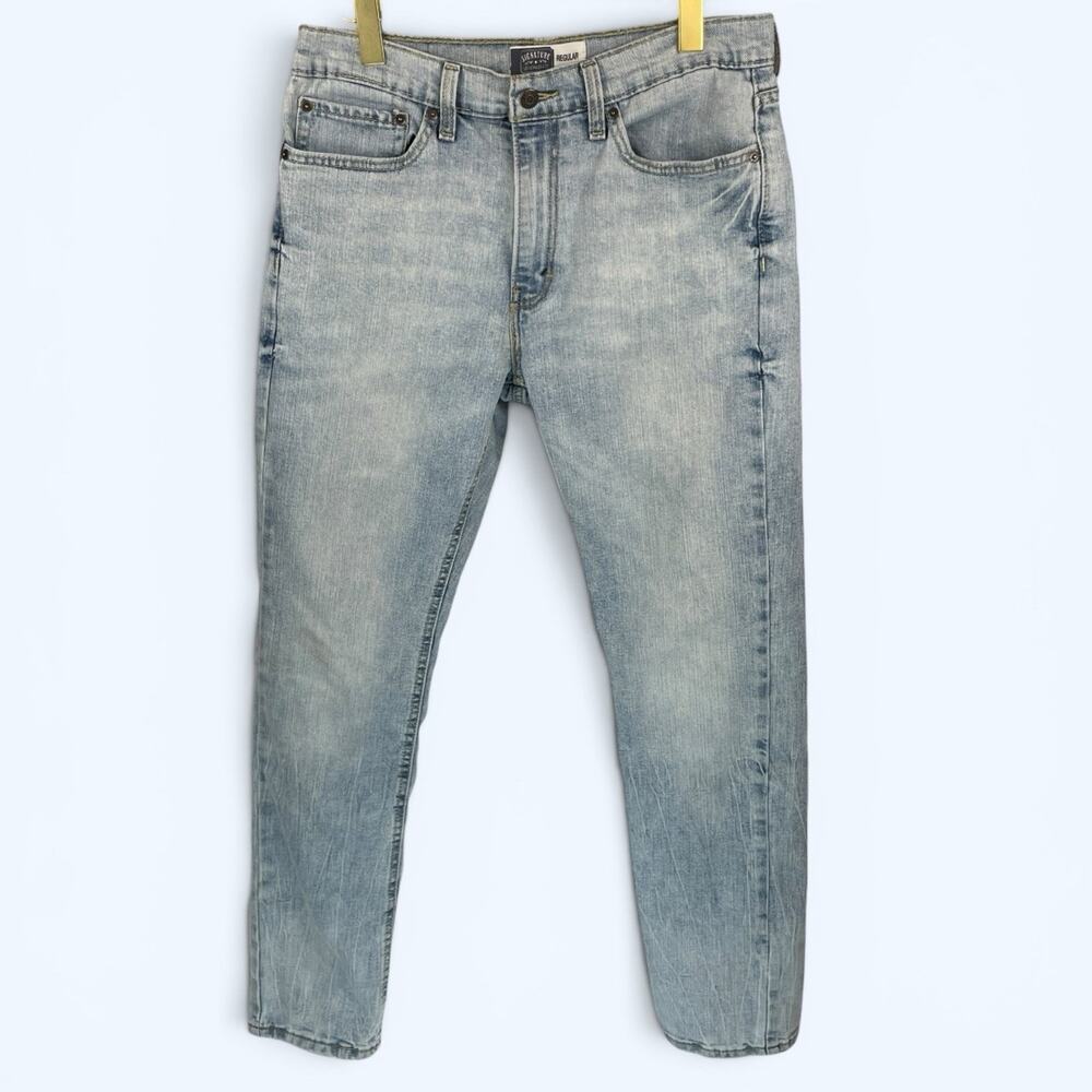 Levi's Signature Regular Light Wash Stretch Men's Jeans 32x30 (33x31) 59240073